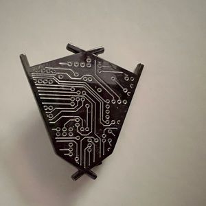 Burning Man 2018 pin: “I, Robot”